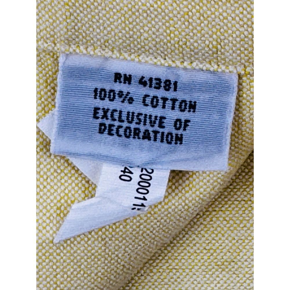 RALPH LAUREN Oxford Shirt Men 2XL Yellow  Button‎ Down LS Flesh Pony - Picture 8 of 10